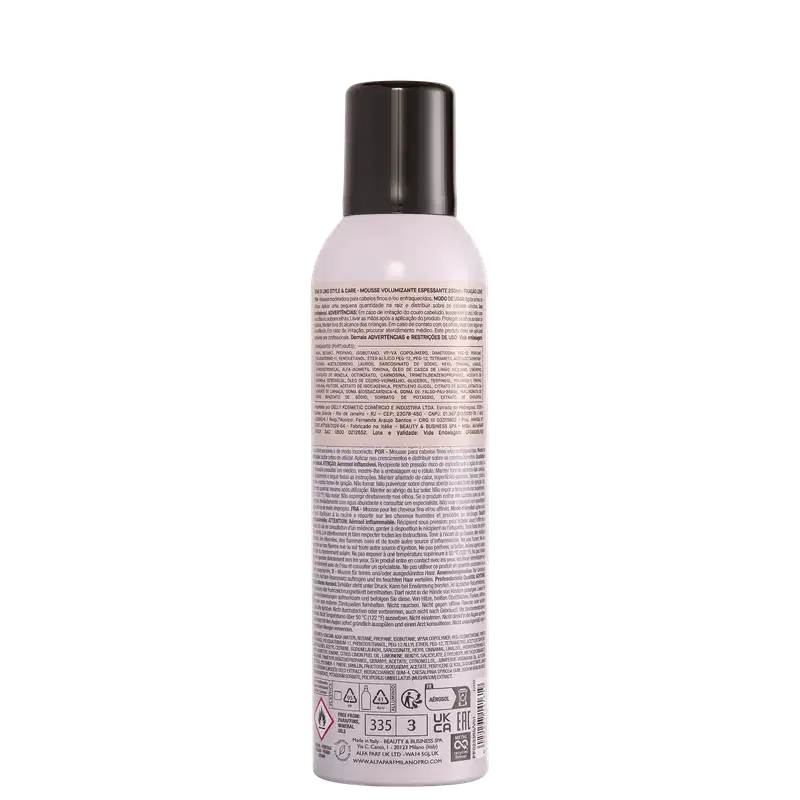 Alfaparf Semi di Lino Style&Care Fixação Leve - Mousse Capilar 250ml