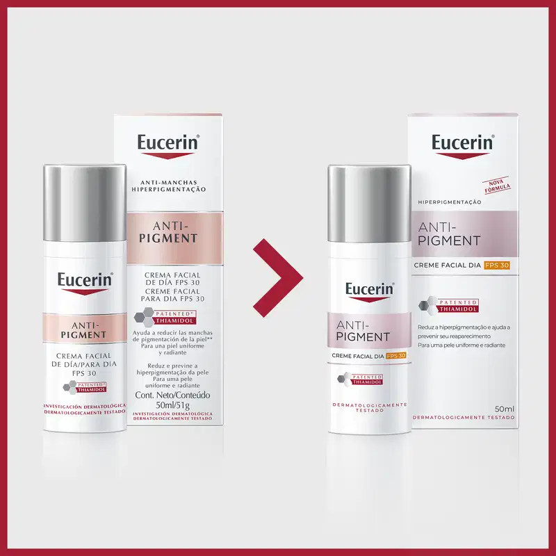 Creme Facial Eucerin Anti-Pigment Clareador Dia FPS 30, 50ml.