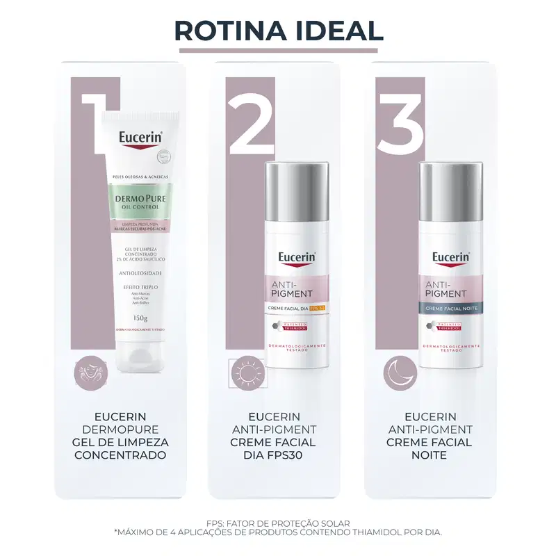 Creme Facial Eucerin Anti-Pigment Clareador Dia FPS 30, 50ml.