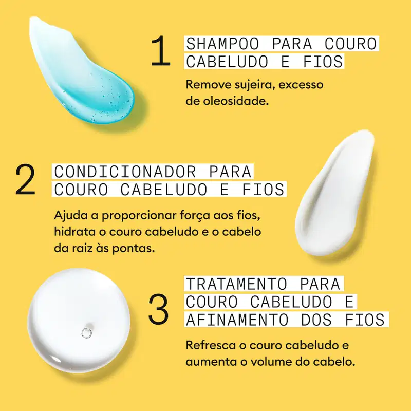 Kit Nioxin Volume Thinning Sistema 1 Trio Care (3 Produtos)