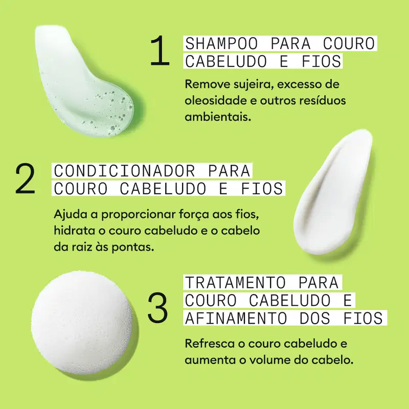 Kit Nioxin Volume Thinning Sistema 2 Trio Care (3 Produtos)