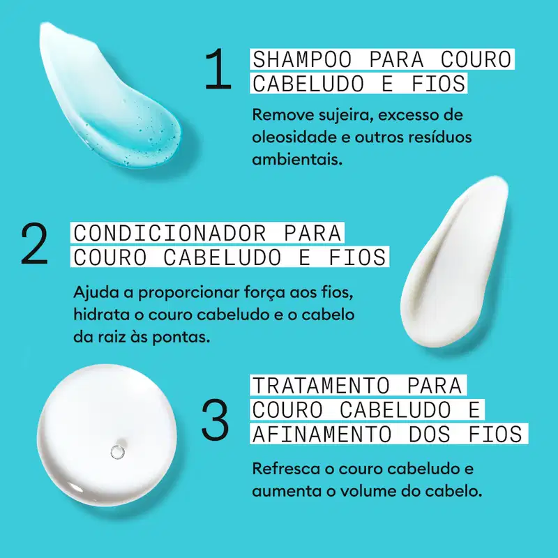 Kit Nioxin Volume Thinning Sistema 3 Trio Care (3 Produtos)