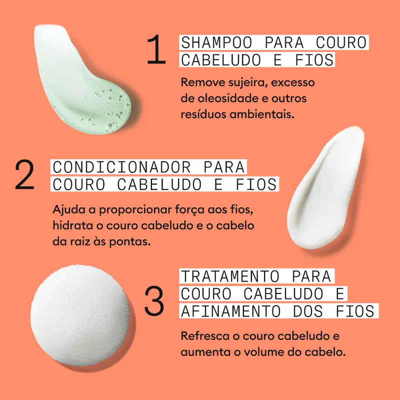 Kit Nioxin Volume Thinning Sistema 4 Trio Care (3 Produtos)