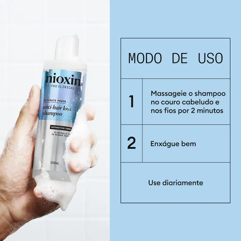 Nioxin Anti-Hair Loss - Shampoo Antiqueda 240ml