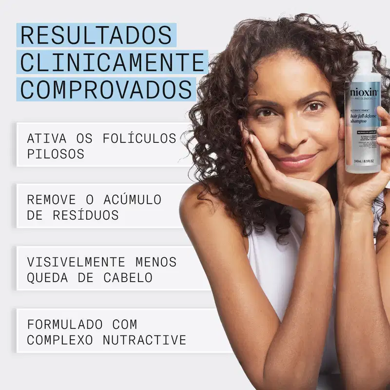 Nioxin Anti-Hair Loss - Shampoo Antiqueda 240ml