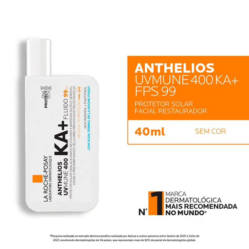 La Roche-Posay Anthelios UVMune 400 KA+ FPS 99 - Protetor Solar Facial 40ml