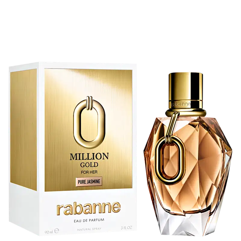 Million Gold for Her Pure Jasmine Rabanne Eau de Parfum - Perfume Feminino 90ml