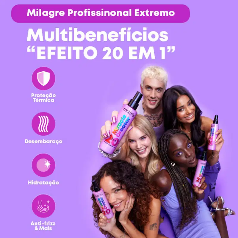 Matrix Miracle Creator Multi-Tasking Treatment - Leave-in Multibenefícios 190ml