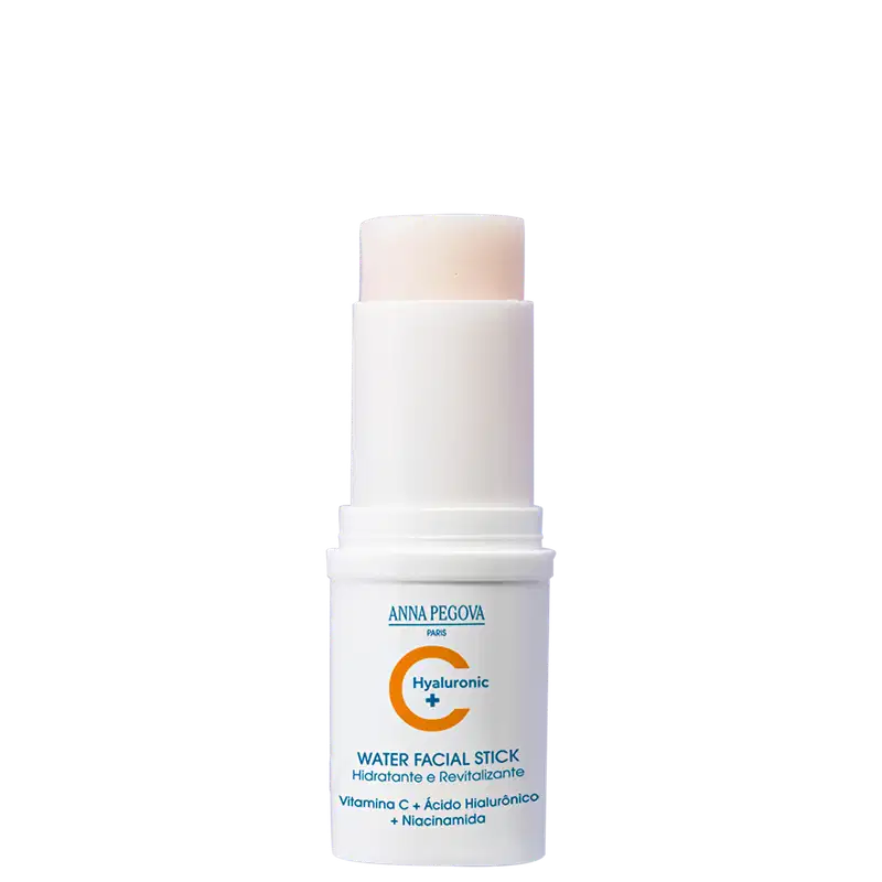 Anna Pegova Water Facial Stick Hyaluronic + C - Hidratante Facial Multifuncional 17g
