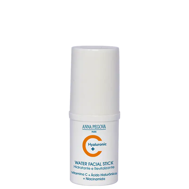 Anna Pegova Water Facial Stick Hyaluronic + C - Hidratante Facial Multifuncional 17g