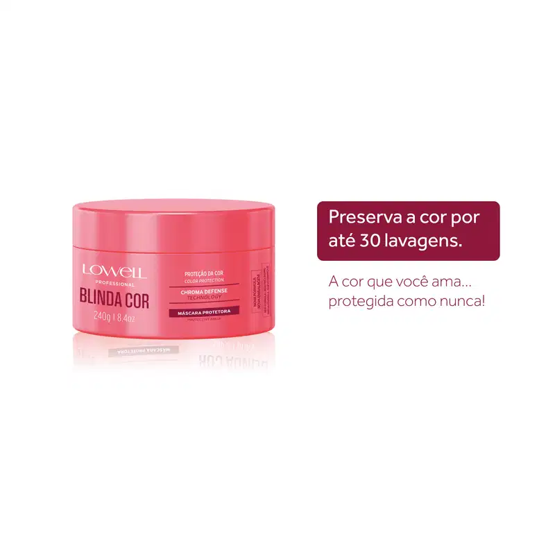 Lowell Blinda Cor -  Máscara Capilar 240g