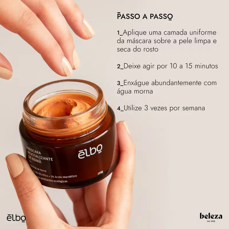 Elbo Romã - Máscara Facial Revitalizante 100g
