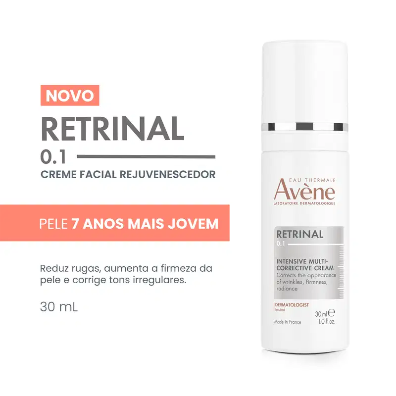 Avène RetrinAL 0.1 - Creme Facial Anti-Idade 30ml