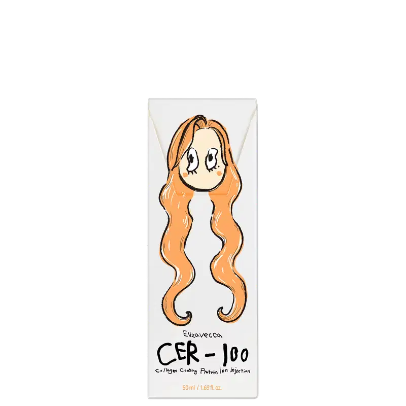 Elizavecca CER-100 Proteína Ionizada e Colágeno - Máscara Capilar Sem Enxágue 50ml