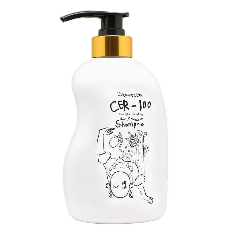 Elizavecca CER-100 Com Colágeno A+ Muscle - Shampoo Fortalecedor 500ml