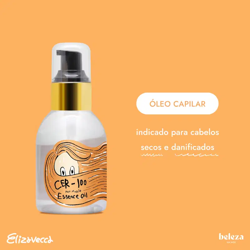 Elizavecca CER-100 - Óleo de Tratamento Fortalecedor Capilar 100ml