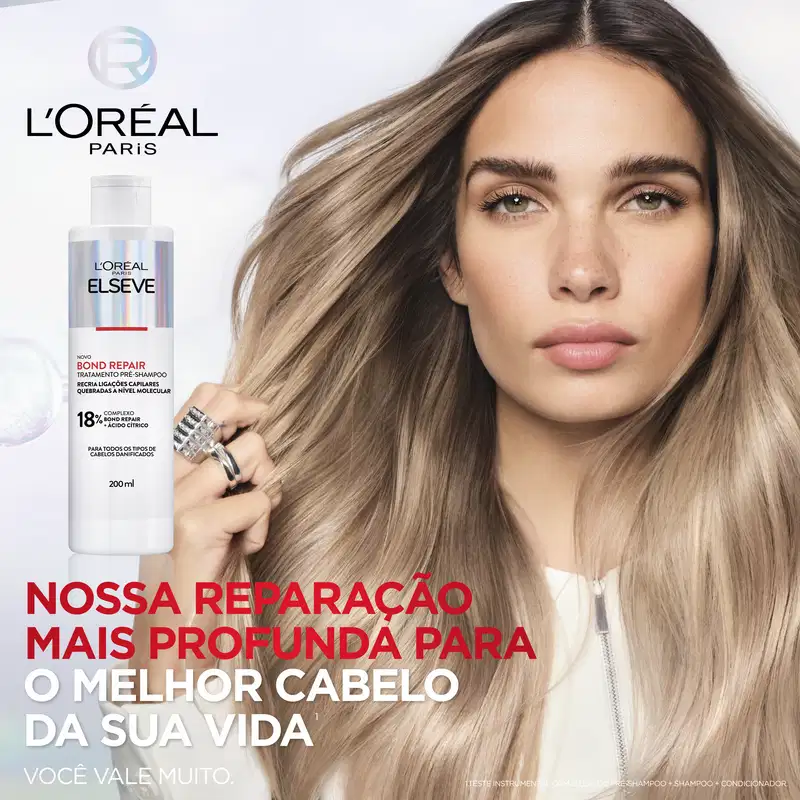 Pré-Shampoo Elseve L'Oréal Paris Bond Repair, 200ml.