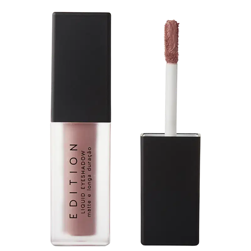 Sombra Líquida Edition Liquid Eyeshadow, da marca Océane. Cor roxo amarronzado.