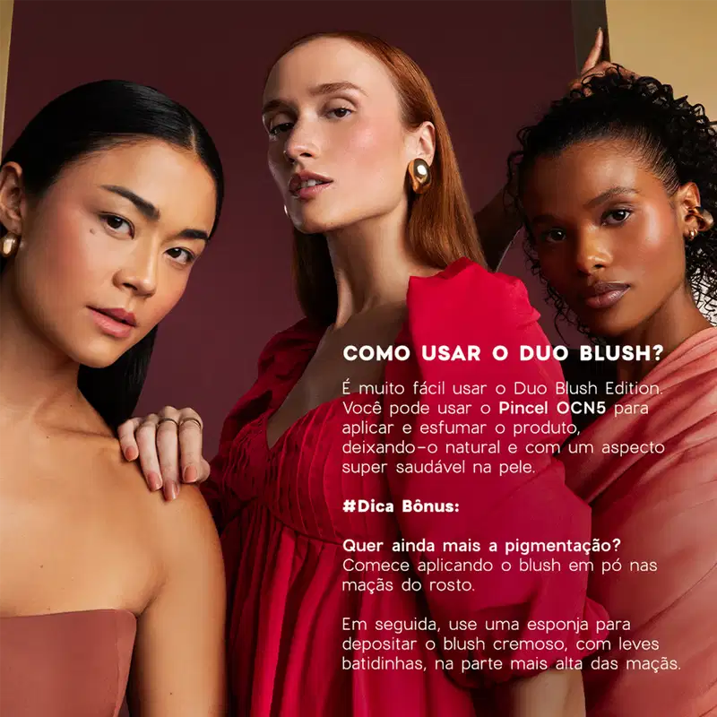 Océane Edition Duo Blush Rosy Paint - Blush Duplo 10,2g