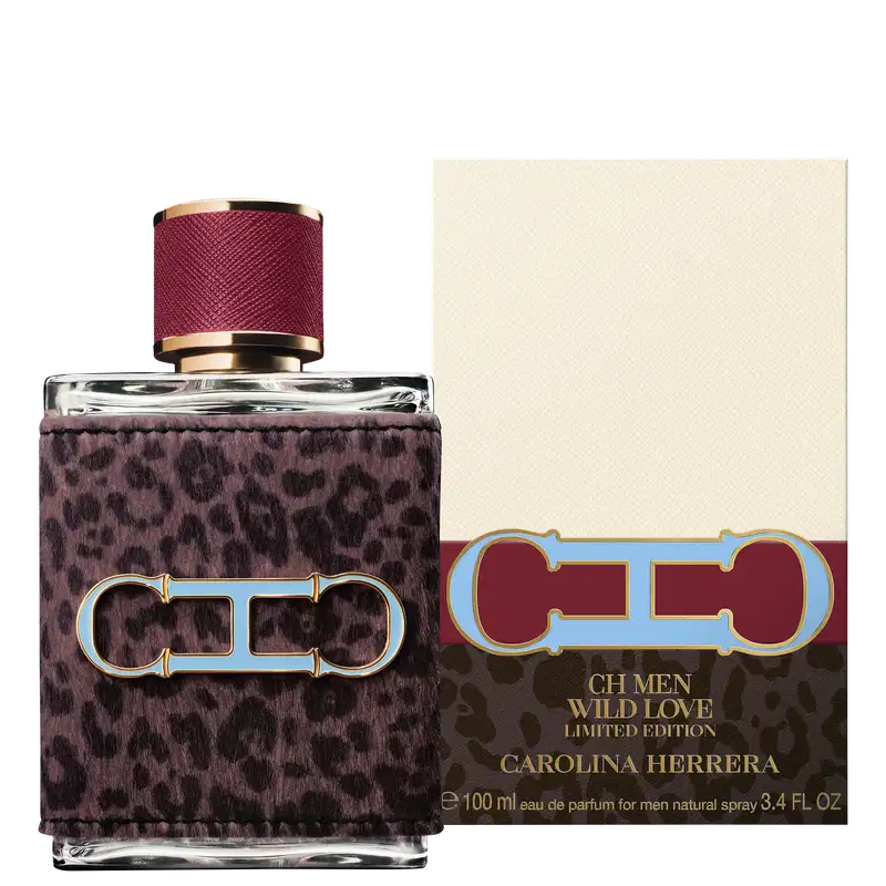 CH Men Wild Love Carolina Herrera Edição Limitada Eau de Parfum - Perfume Masculino 100ml
