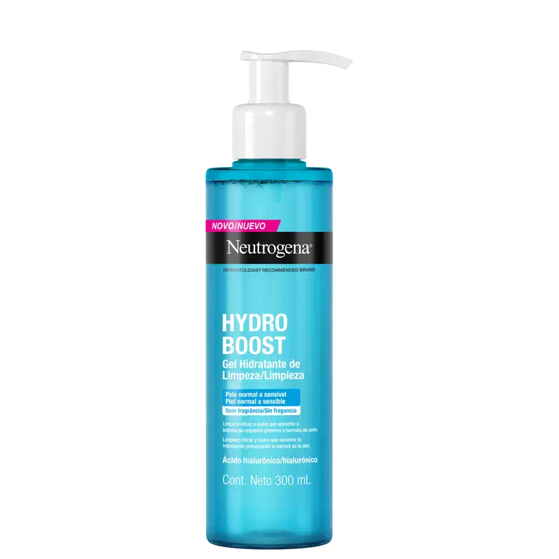 Gel de Limpeza Hydro Boost, da marca Neutrogena.
