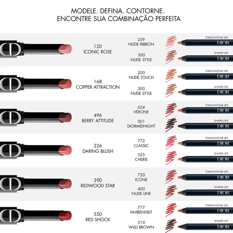 Dior Rouge On Stage Shine 226 Darling Blush - Batom 2,2g