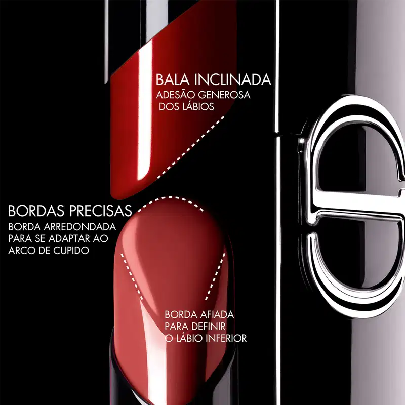 Dior Rouge On Stage Shine 496 Berry Attitude - Batom 2,2g