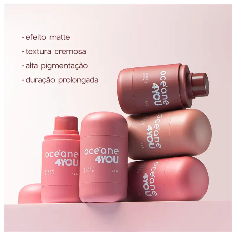 Océane 4 You Blush Stick Ballon - Blush em Bastão 7,5g