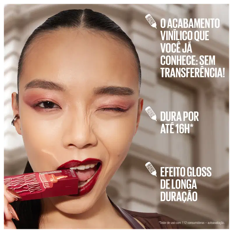 Maybelline NY SuperStay Vinyl Ink Sauce 205 Sriracha - Batom Líquido 4,2ml