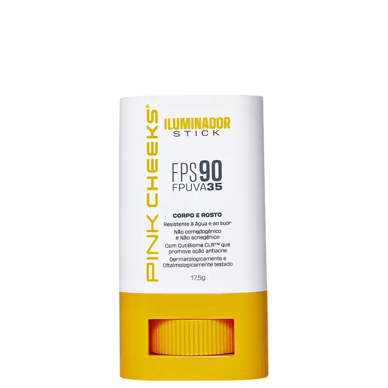 Pink Cheeks FPS90 FPUVA35 Champagne - Iluminador Corporal e Facial Multifuncional 17,5g