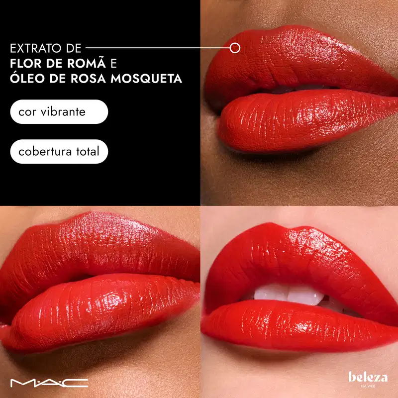 M·A·C M·A·Cximal Holiday Unexpected Red - Batom Cremoso 3,5g