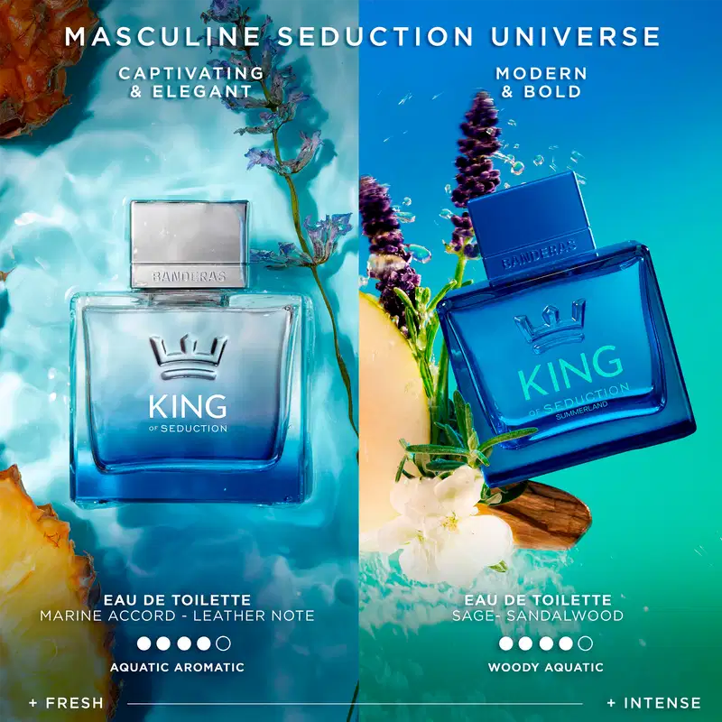 King of Seduction Summerland Banderas Eau de Toilette - Perfume Masculino 100ml