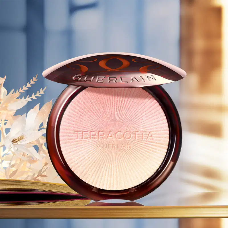 Guerlain Terracotta Luminizer Edição Limitada Natal 2025 Rosy Gleam - Pó Iluminador 7g