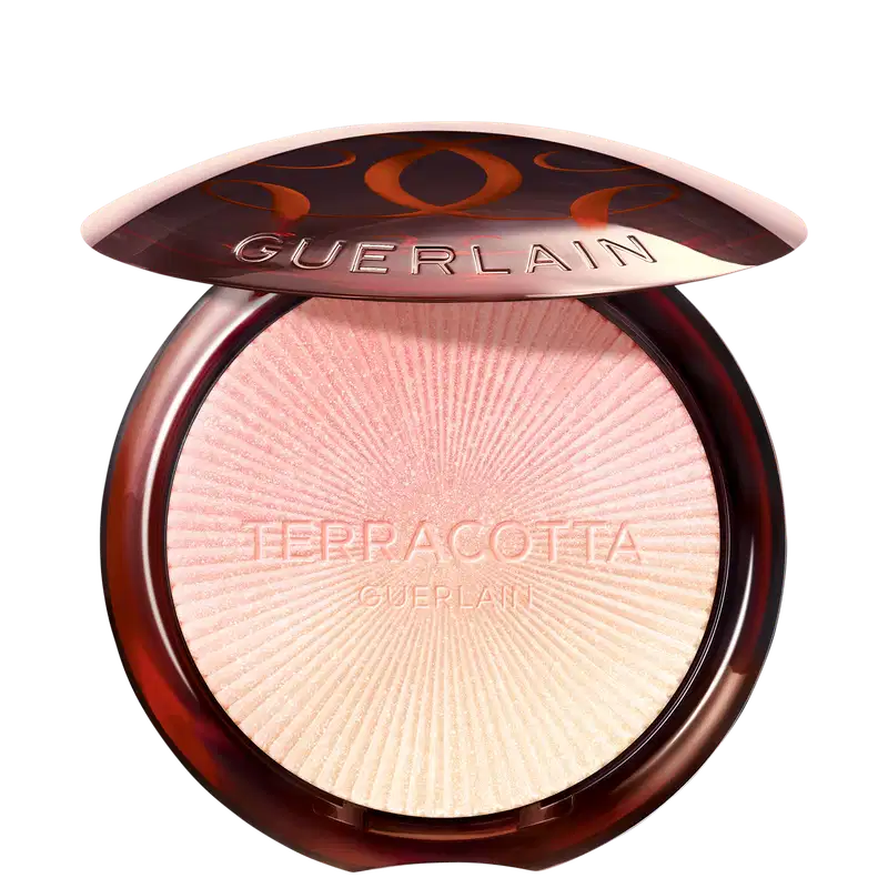 Pó Iluminador Guerlain Terracotta Luminizer Edição Limitada Natal 2025 Rosy Gleam  7g