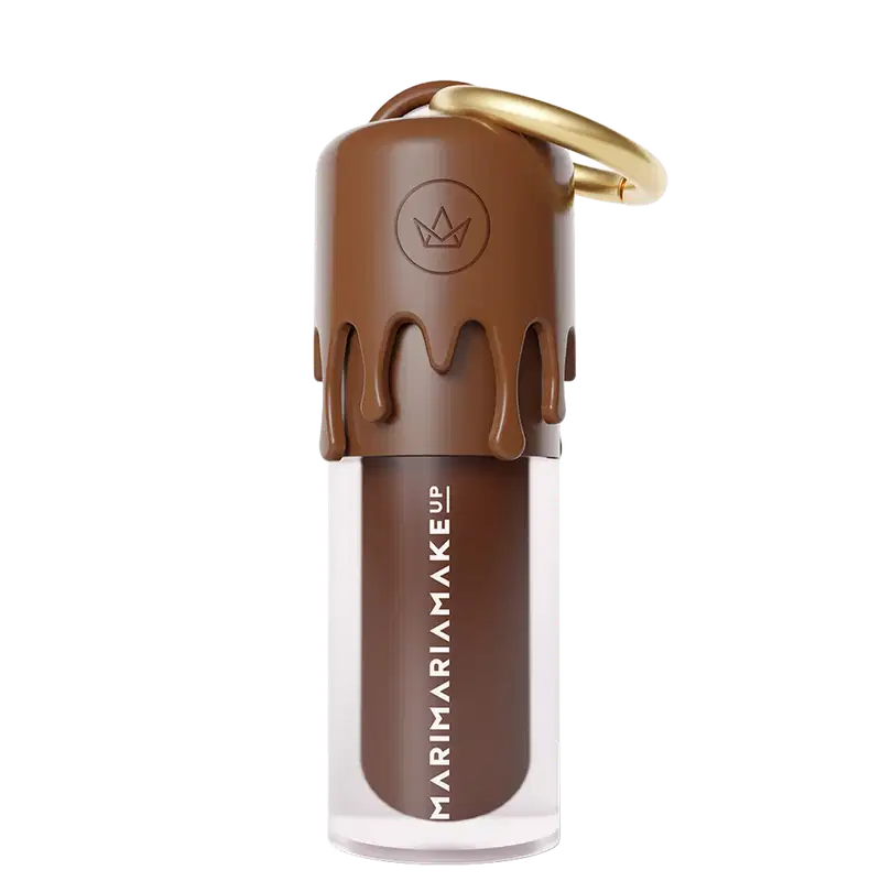 Gloss labial de Mari Maria, com cor amarronzada.