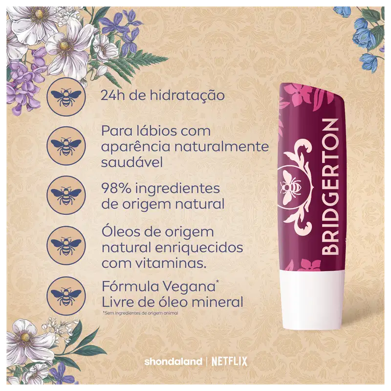 NIVEA Bridgerton Torta de Amora - Hidratante Labial 4,8g