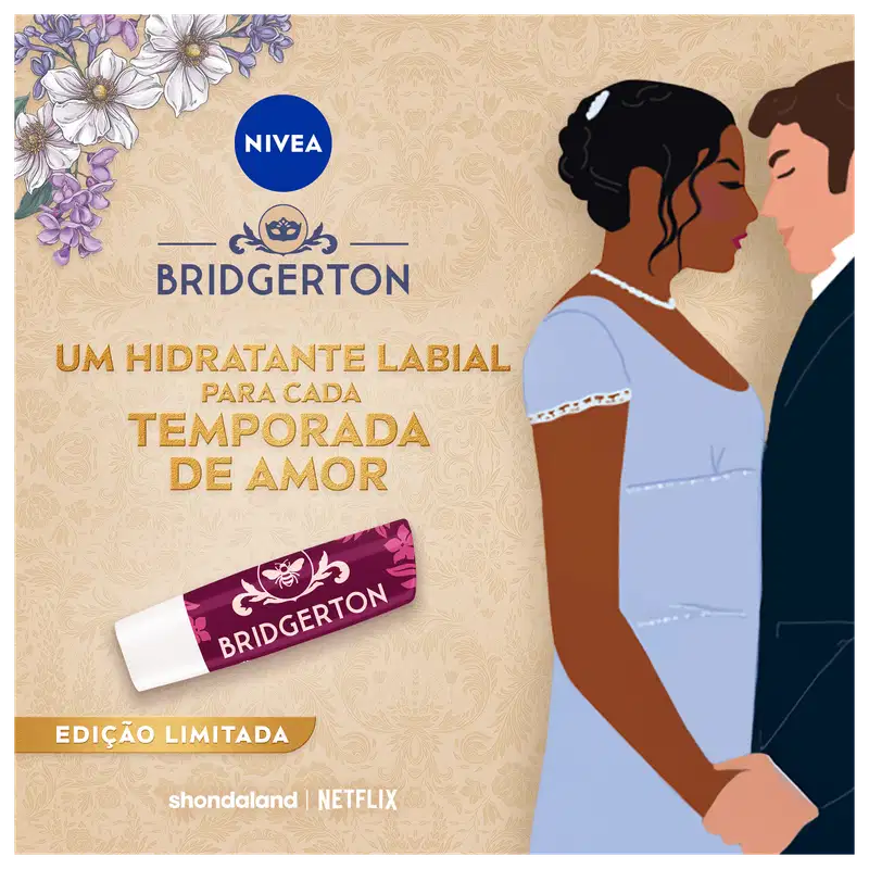 NIVEA Bridgerton Torta de Amora - Hidratante Labial 4,8g