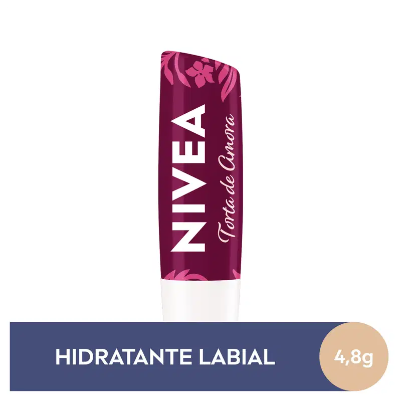 Hidratante Labial NIVEA Bridgerton Torta de Amora, 4,8g.