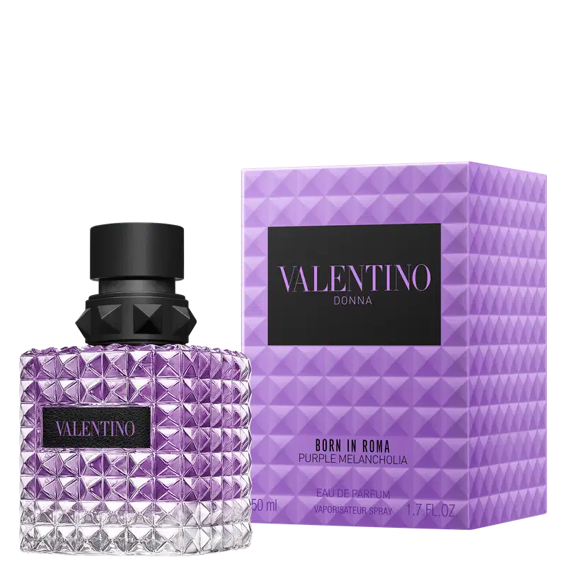 Born in Roma Purple Melancholia Donna Valentino Eau de Parfum - Perfume Feminino 50ml
