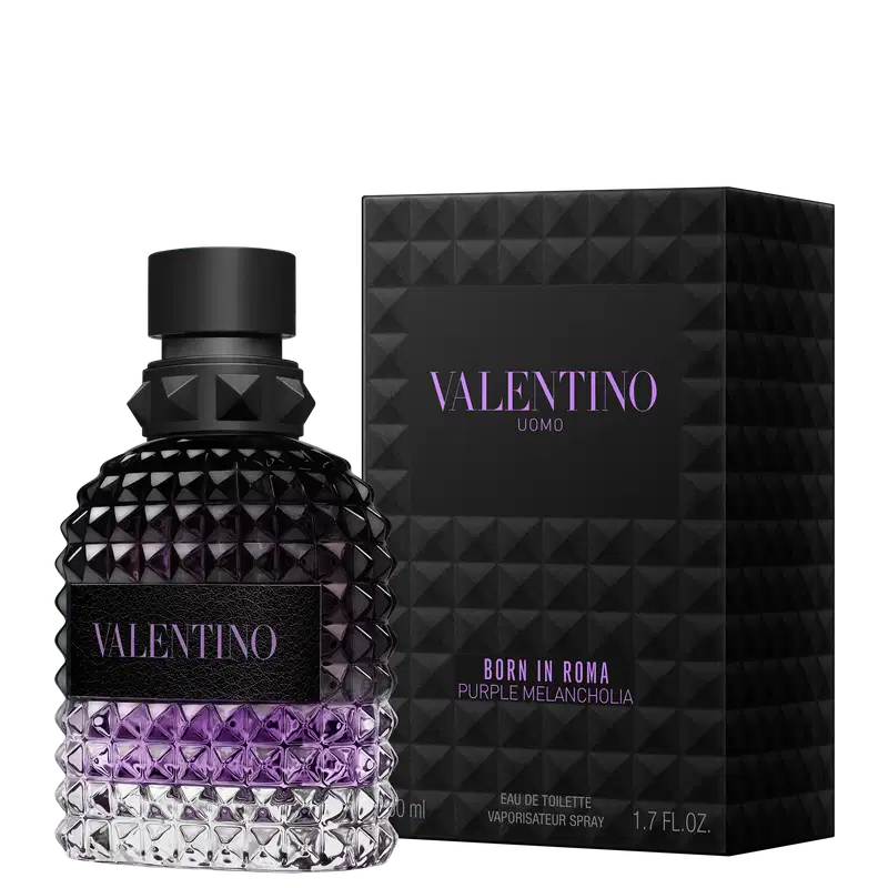 Born In Roma Purple Melancholia Uomo Valentino Eau de Toilette - Perfume Masculino 50ml