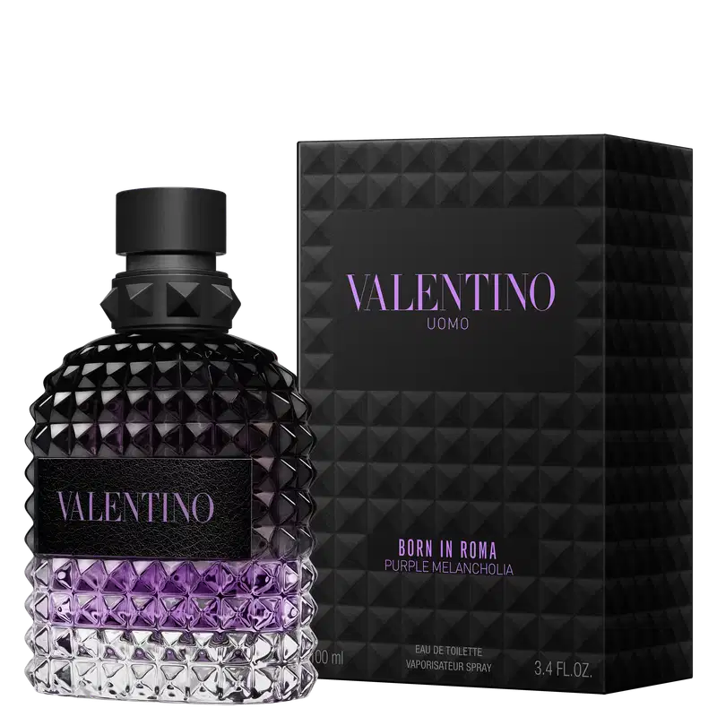 Born In Roma Purple Melancholia Uomo Valentino Eau de Toilette - Perfume Masculino 100ml