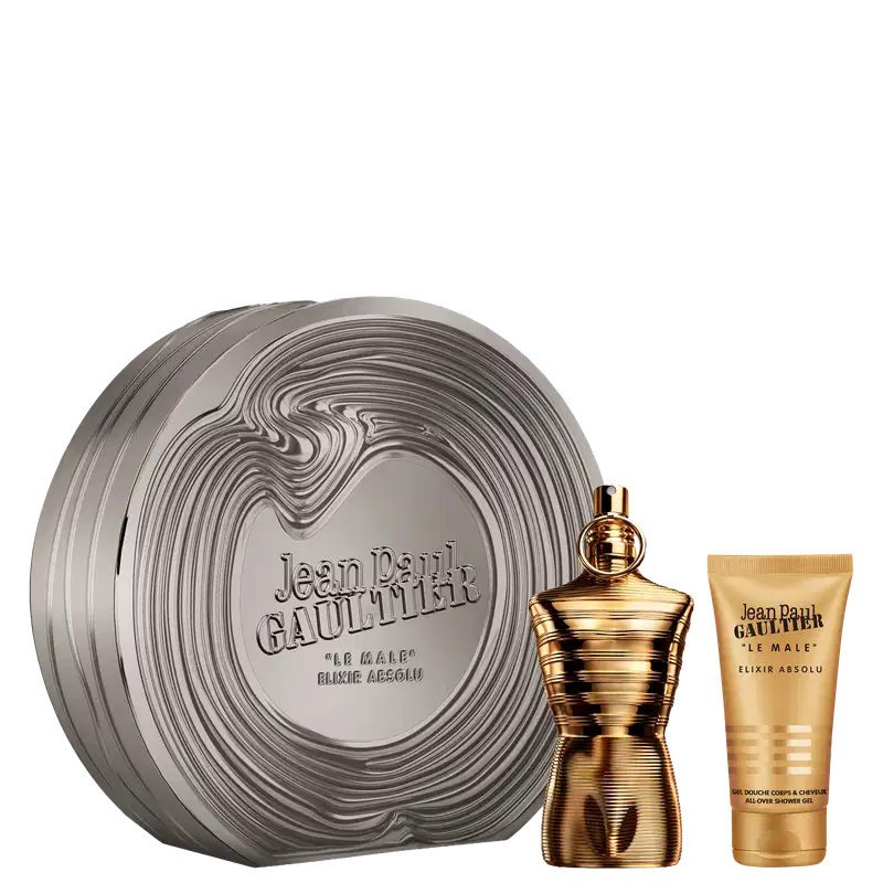 Conjunto Le Male Elixir Absolu Jean Paul Gaultier Masculino - Perfume Parfum Intense 125ml + Shower Gel 75ml