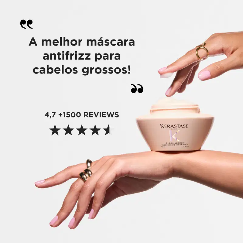 Máscara Capilar Kérastase Gloss Absolu Hydra-Glaze, 200ml.