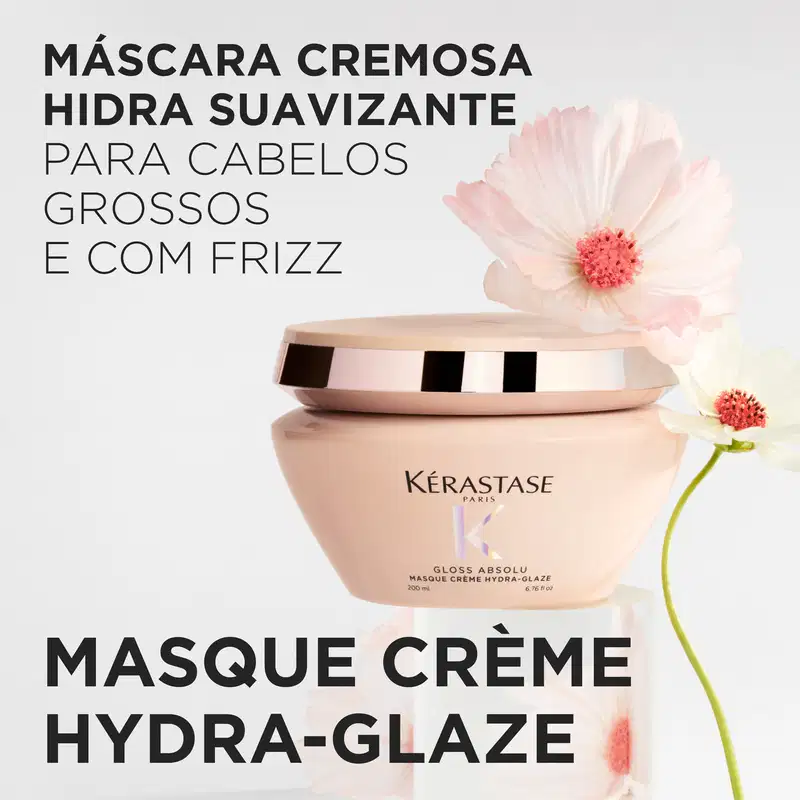 Máscara Capilar Kérastase Gloss Absolu Hydra-Glaze, 200ml.