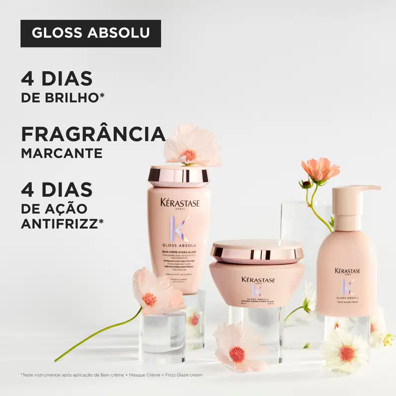 Máscara Capilar Kérastase Gloss Absolu Hydra-Glaze, 200ml.