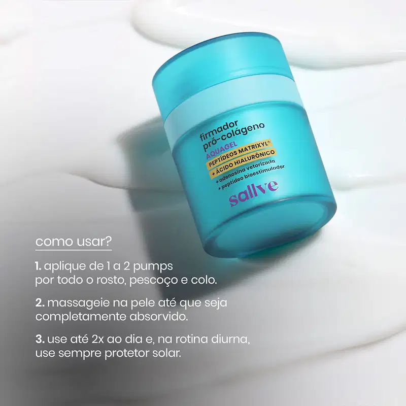 Sallve Firmador Pró-Colágeno - Tratamento Facial 30g