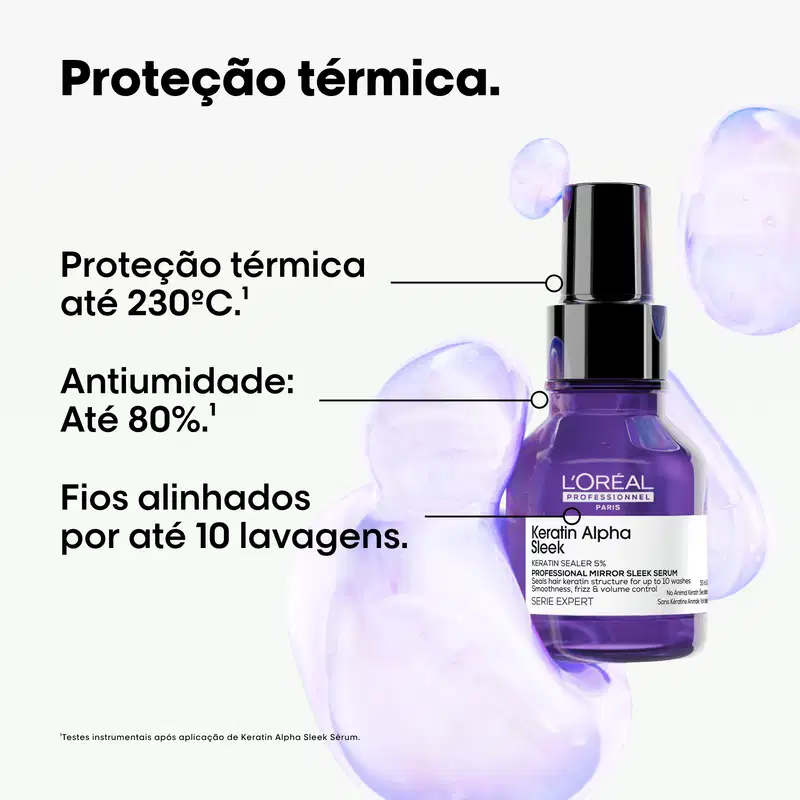 Proteção térmica até 230°C. Antiumidade: Até 80%. Fios alinhados por até 10 lavagens.
