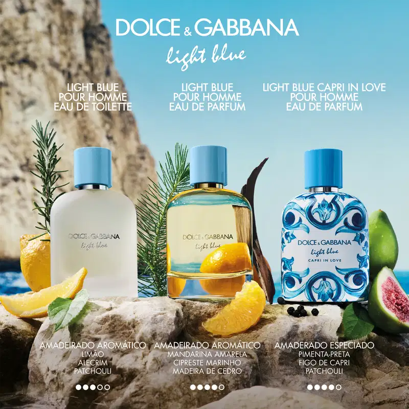 Light Blue Pour Homme Dolce & Gabbana Eau de Parfum - Perfume Masculino 100ml
