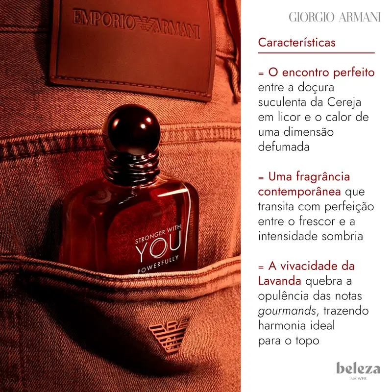 Encontro entre a doçura suculenta da Cereja em licor e o calor de uma dimensão defumada
Fragrância que transita com perfeição entre o frescor e a intensidade sombria
A vivacidade da Lavanda quebra a opulência das notas gourmands