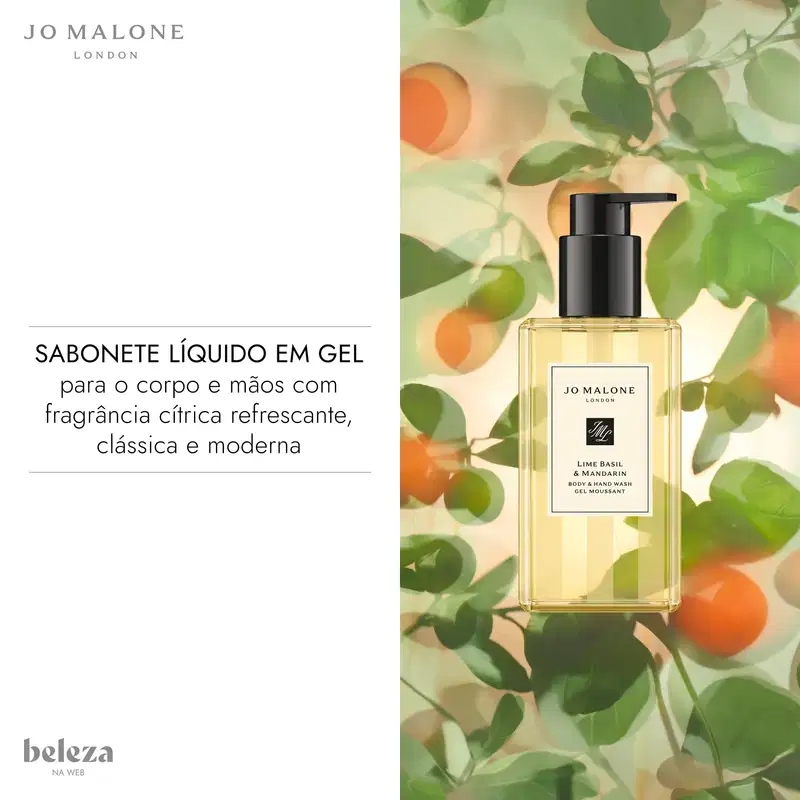 Jo Malone London Lime Basil & Mandarin  Body & Hand Wash - Sabonete Líquido 250ml